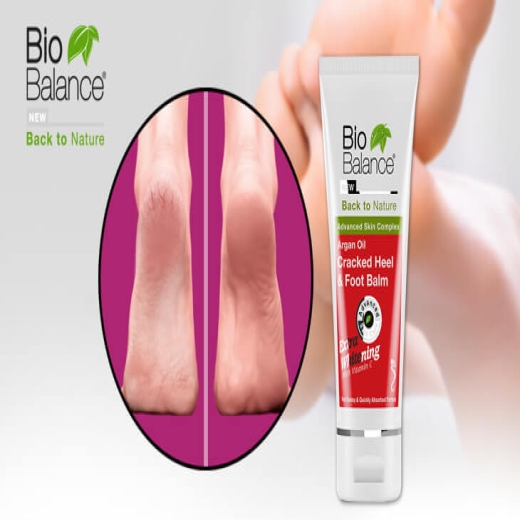 كريم القدمين لترطيب وعلاج تشقق الكعوب معا زيت الارغان - من بيو بالانس