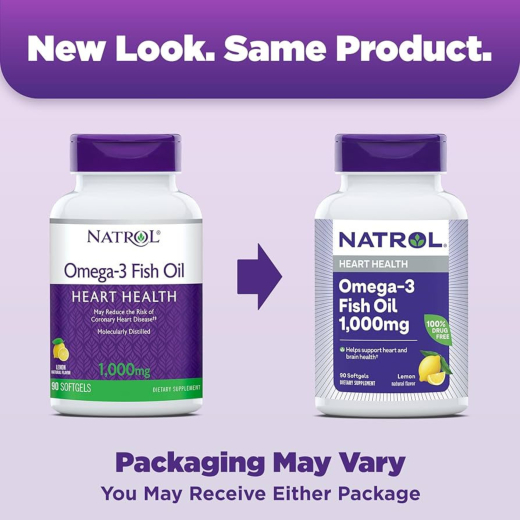 أوميجا-3 زيت السمك 1000 مجم 90 كبسولة- من ناترول