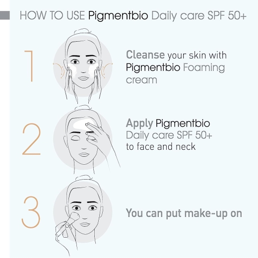 كريم مفتح مضاد لتصبغات معا 50% حماية من اشعة الشمس - من بايوديرما
