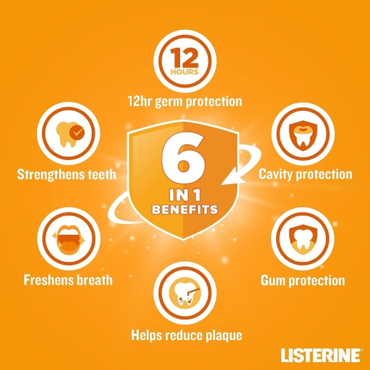 غسول الفم، بطعم المسواك الكبير - من ليسترين