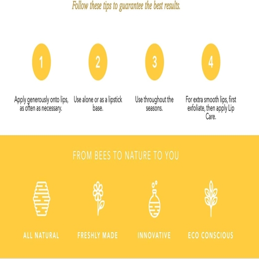 مرطب  شفاه بالعسل الطبيعي  -من بيزلين