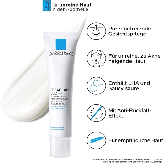 كريم علاج شوائب البشرة ديو بلس - من لاروش بوزية