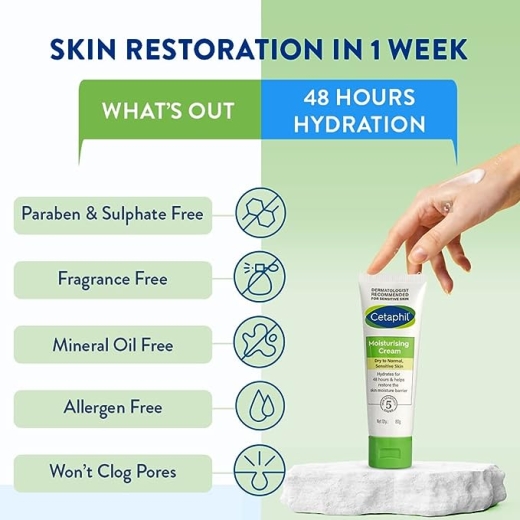 كريم مرطب للبشرة الجافة والحساسة للوجه والجسم عصار - من سيتافيل