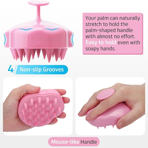 فرشة تدليك الشعر سيلكون- من  يوني برو