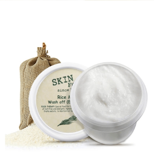 قناع الوجه بالأرز تفتيح وترطيب لكل انواع البشره  - من سكن فود