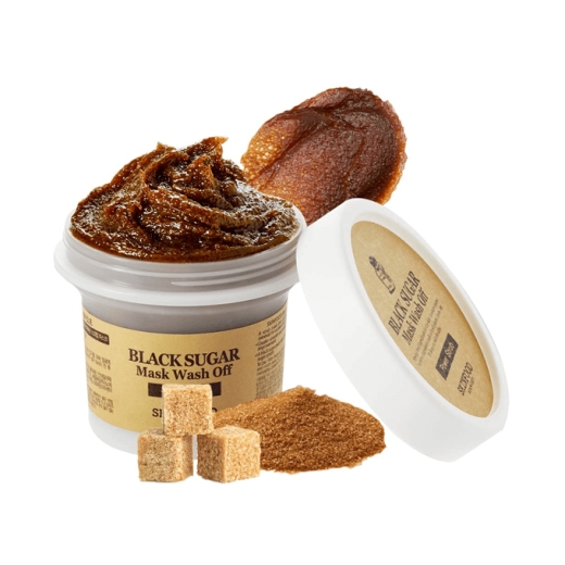 قناع الوجه بالسكر الأسود يجدد البشرة - من سكن فود