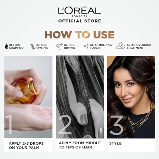 سيروم الشعر الفيف اكسترا اورديناري  لجميع انواع الشعر حجم صغير - من لوريال