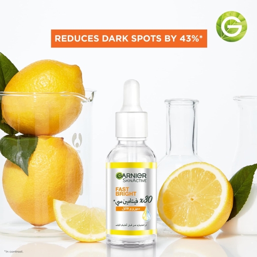 سيروم فيتامين سي 30X سكين أكتيف مضاد للبقع - من غارنييه