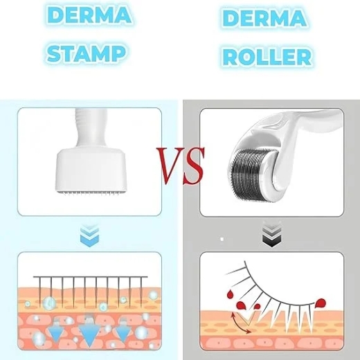 ديرما ستامب من تيتانيوم اصلي للعناية بالشعر قابلة للتعديل 140 دبوس- من زي غتس