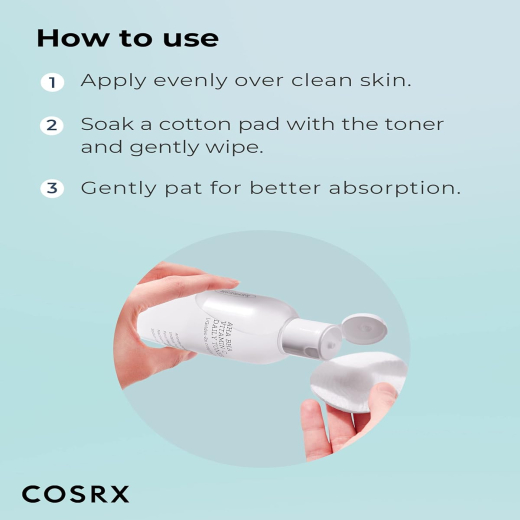 تونر يومي منعش باحماض بيتا هيدروكسي والفا هيدروكسي وفيتامين C - من كوسركس