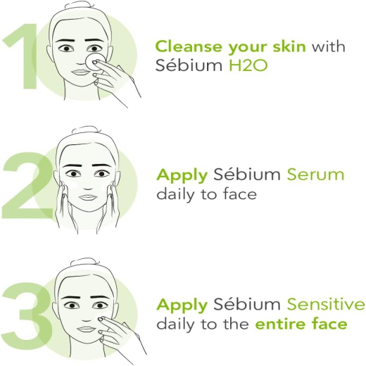 سيروم  سيبيوم  مضاد للعيوب البشرة - من بايوديرما