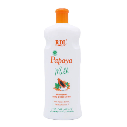 لوشن البابايا بالحليب وفيتامين اي لتفتيح وترطيب الجسم واليدين - من  ار دي ال