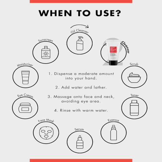 غسول حب الشباب مع سلسليك  الحجم الصغير - من كوسركس