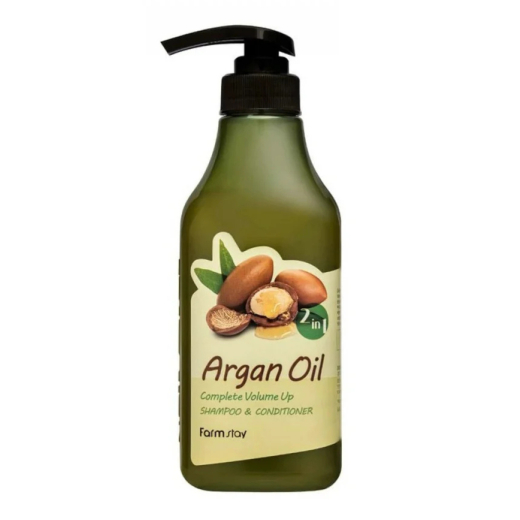 شامبو وبلسم بزيت الأرغان لزيادة كثافة الشعر-  من فارم ستاي