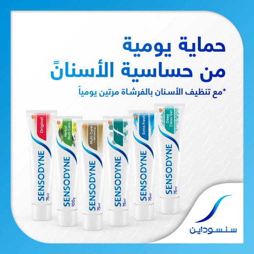 معجون اسنان النعناع المنعش 75مل - من سنسوداين