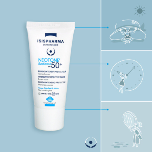 كريم نيوتون لتفتيح البشرة والوقاية من الشمس SPF50+ - من من ايزيس فارما