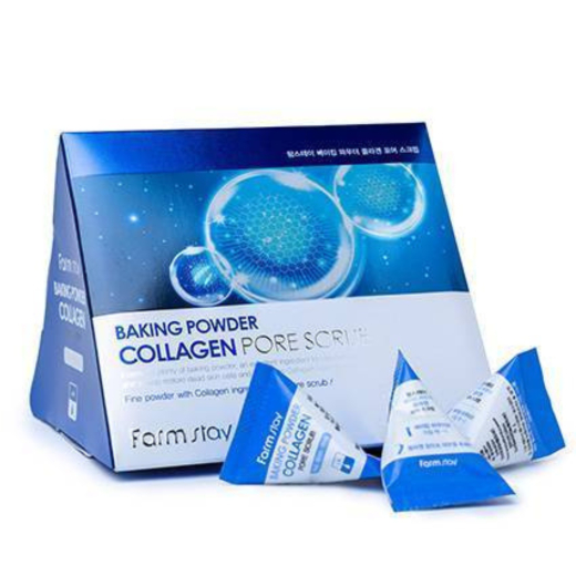 صنفرة بيكينج باودر بالكولاجين للبشرة 7جم×25حبه - من فارم ستاي