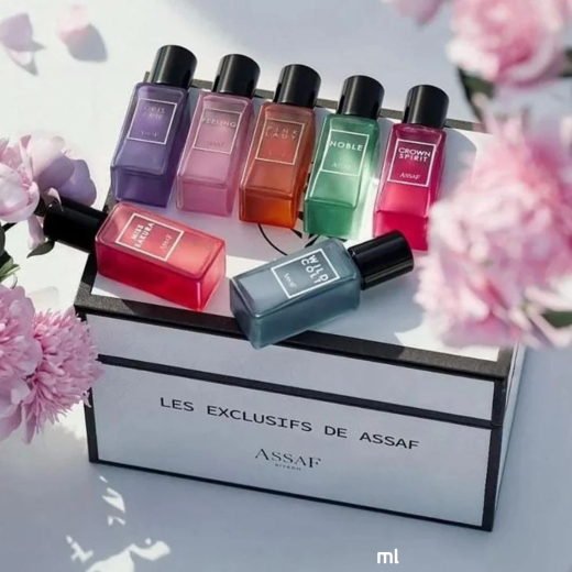 مجموعة عطور الحجم الصغير   7 حبات حجم 5مل - من عساف