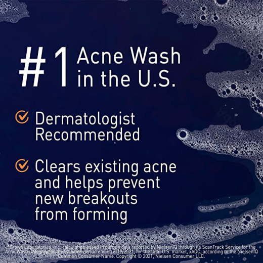 غسول رغوي لحب الشباب من مادة البنزويل بيروكسايد 10%- من بانوكسيل