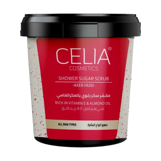 مقشر سكر رغوي للجسم بالعكر الفاسي -من سيليا