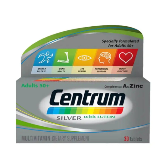 سنترم فضي فيتامينات متعددة مع لوتين 30 قرص