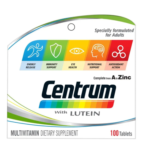 سنتروم فيتامينات متعددة مع لوتين -100  قرص