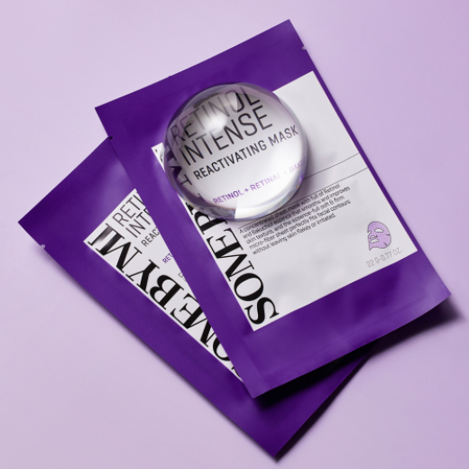 قناع ورقي للوجه  ريتينول للعناية المركزة  - من سوم باي مي