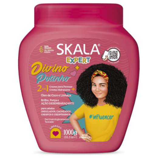 كريم معالج للشعر ديفينو بوتينهو للأطفال   1000 جم -من سكالا
