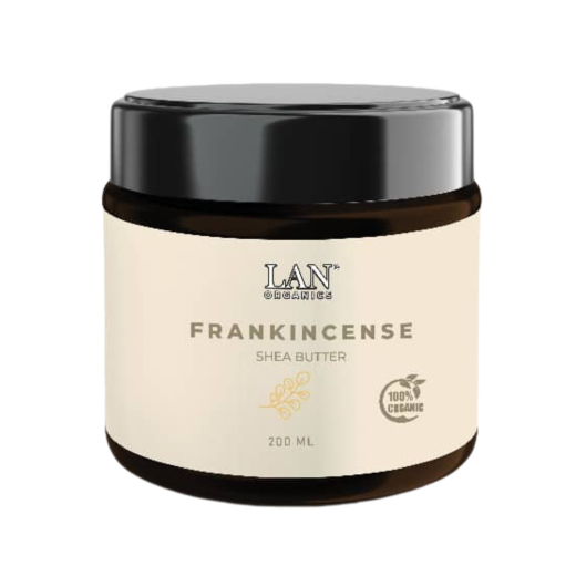 زبدة الشيا بخلاصة اللبان  200 مل - من لان اورجانيك 