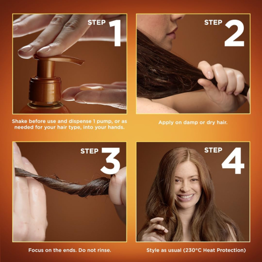 سيروم  للشعر التالف والنهايات المتقصفة مع حماية من الحرارة - من غارنييه