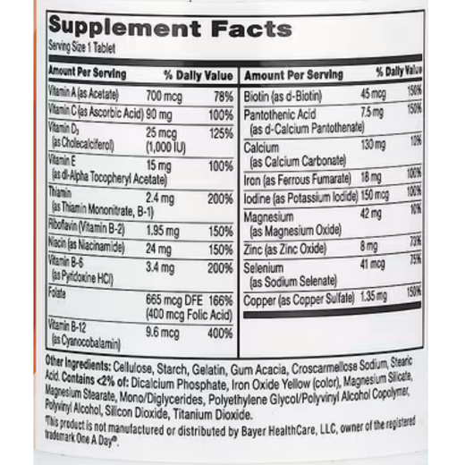 مكمل غذائي فيتامينات متعددة  أقراص لمرة واحدة يوميًا للنساء، 100 قرص - من سينتري 21