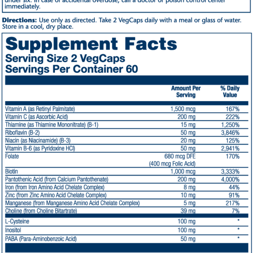 فيتامينات الشعر مع ال سيستين 120 كبسولة - من سولاري