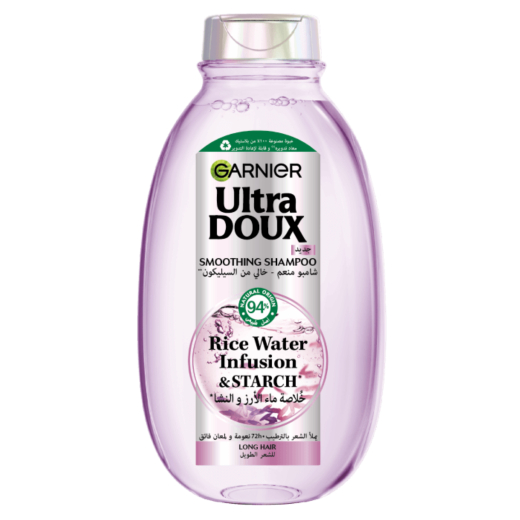 شامبو ألترا دو بخلاصة ماء الأرز والنشا  كبير 600مل - من غارنييه